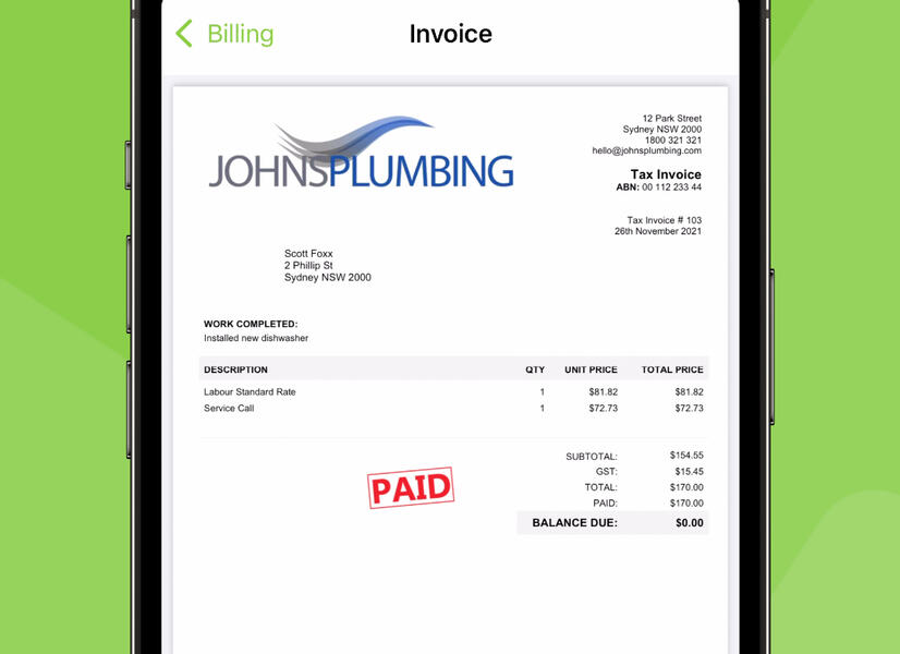 Customised Invoices & Quotes